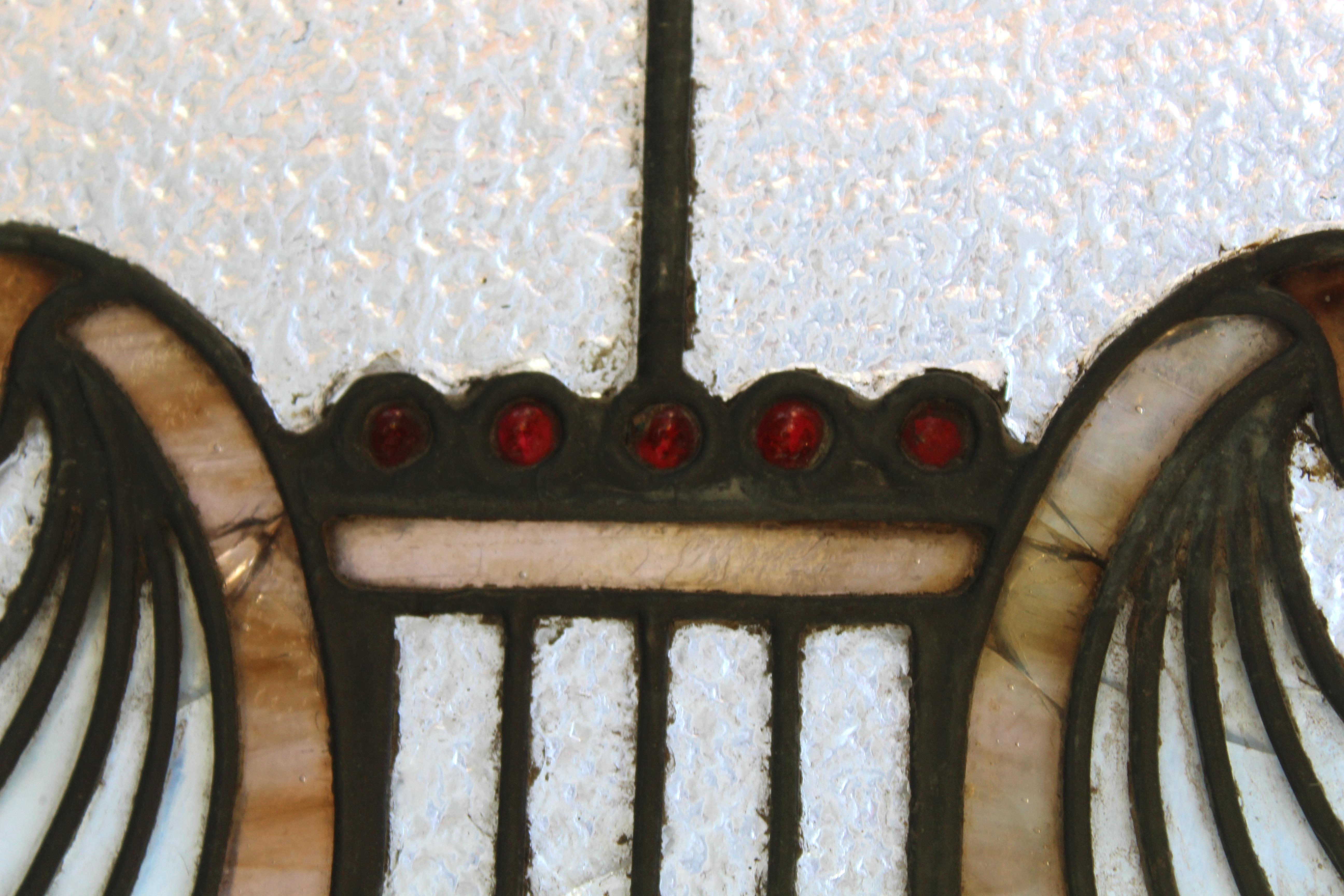 Finestra architettonica con cigni 48