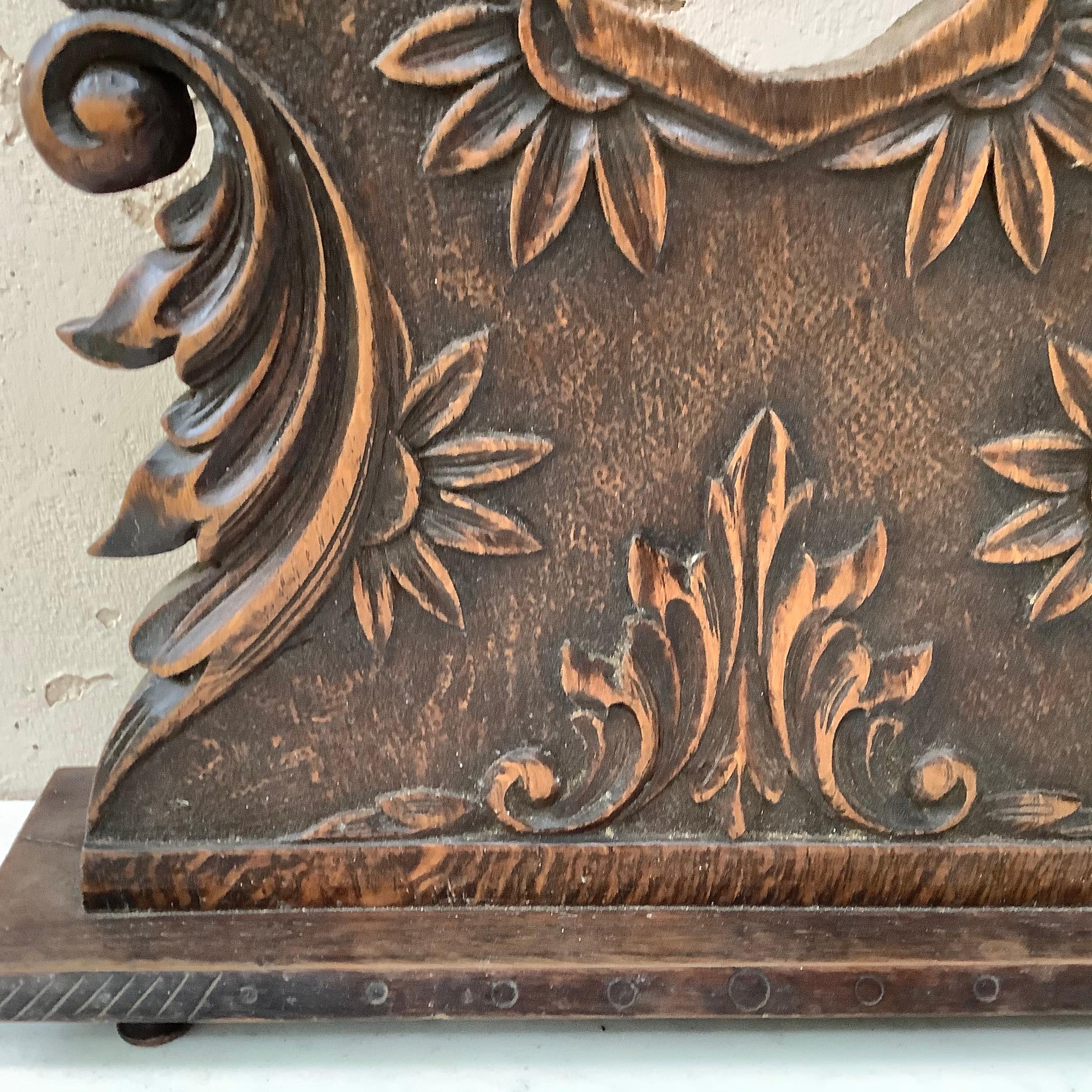 Country Architectural Wood Decoration, circa 1890 For Sale