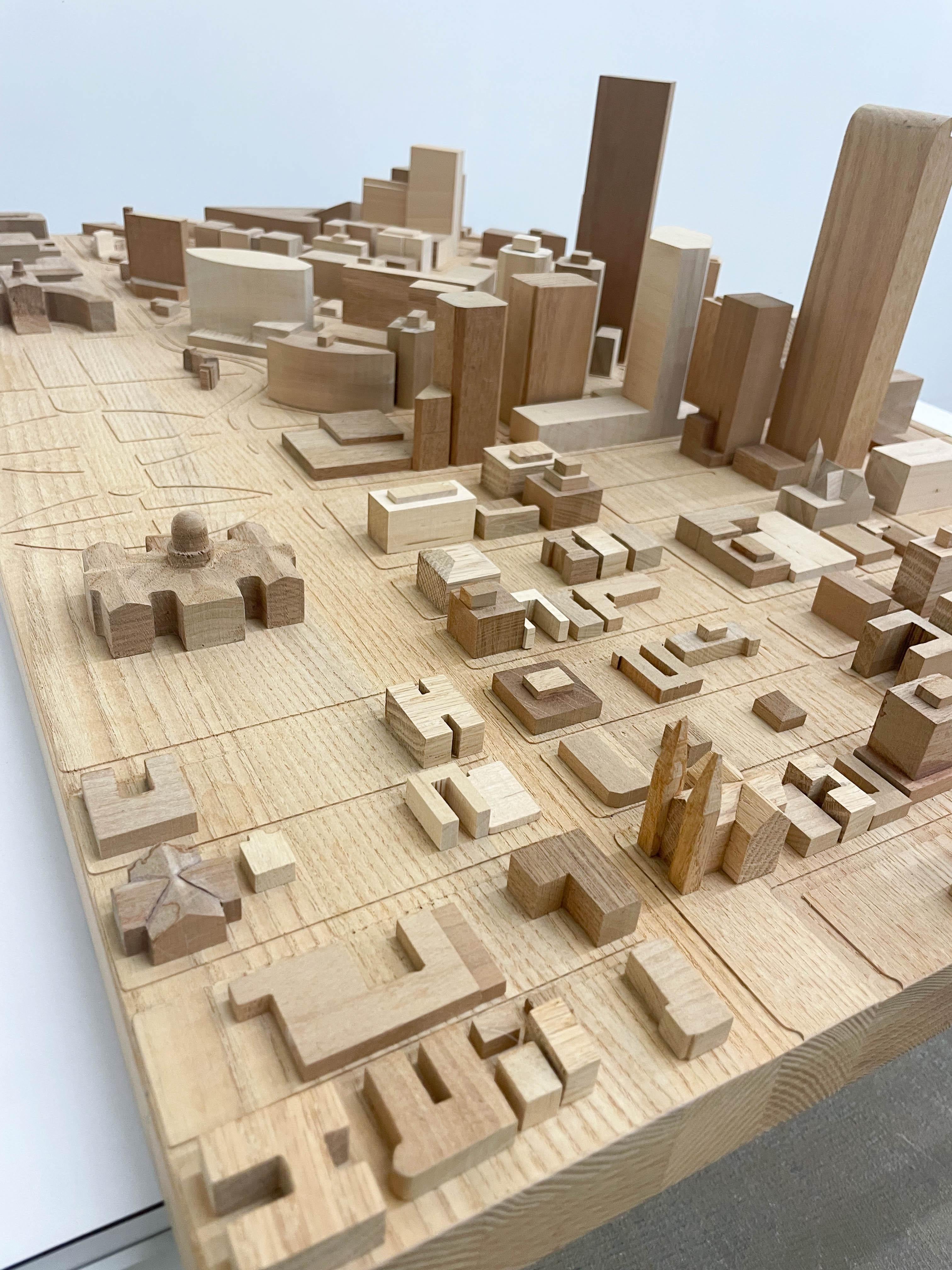 Architectural Wood Model of Denver, CO. For Sale 8