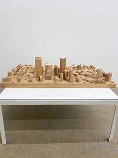 Architectural Wood Model of Denver, CO.