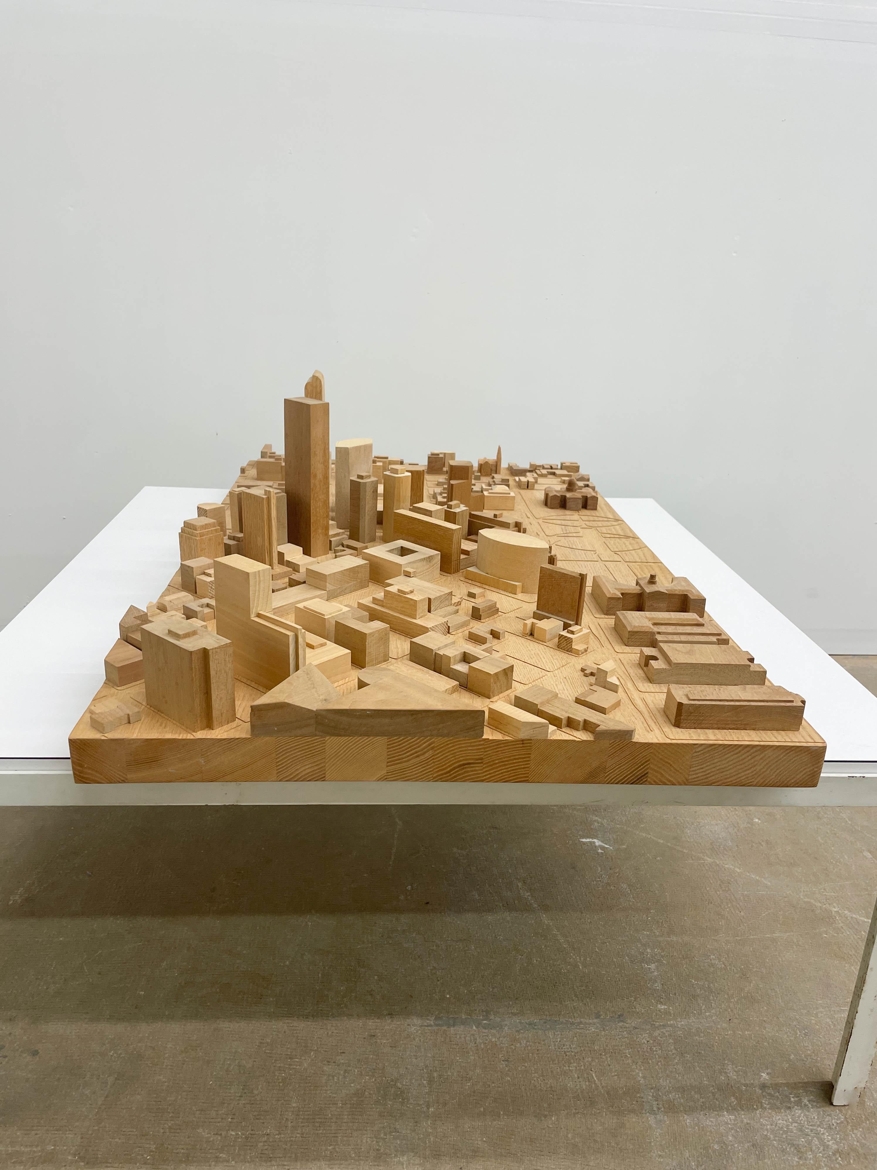 20th Century Architectural Wood Model of Denver, CO. For Sale