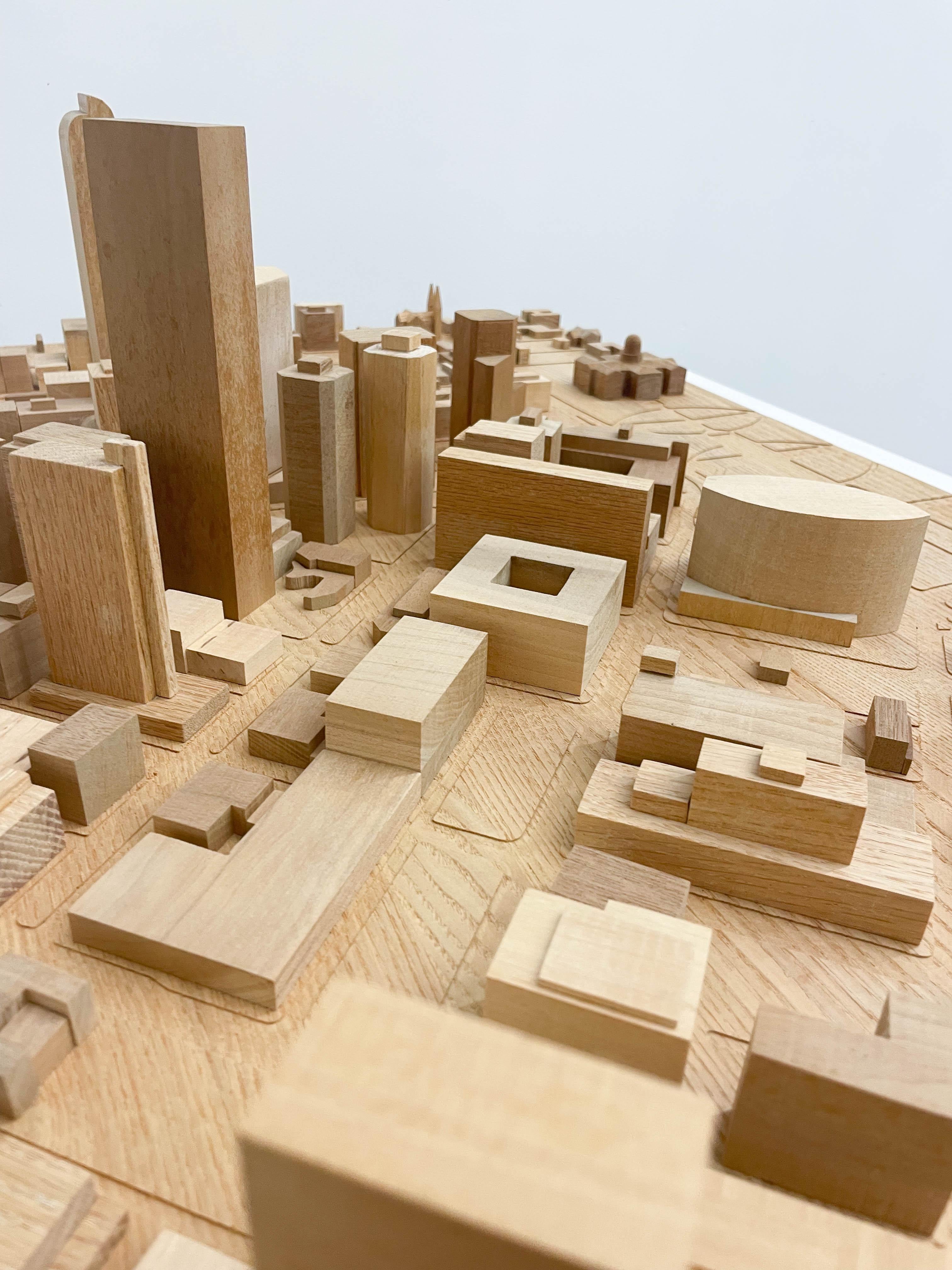 Architectural Wood Model of Denver, CO. For Sale 1