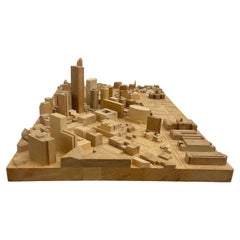 Used Architectural Wood Model of Denver, CO.