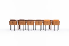Mesa de Madera Curva - Pieza Moderna con Elemento Arquitectónico +55diseño