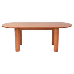 Architectural Wooden Dining Table, Italy
