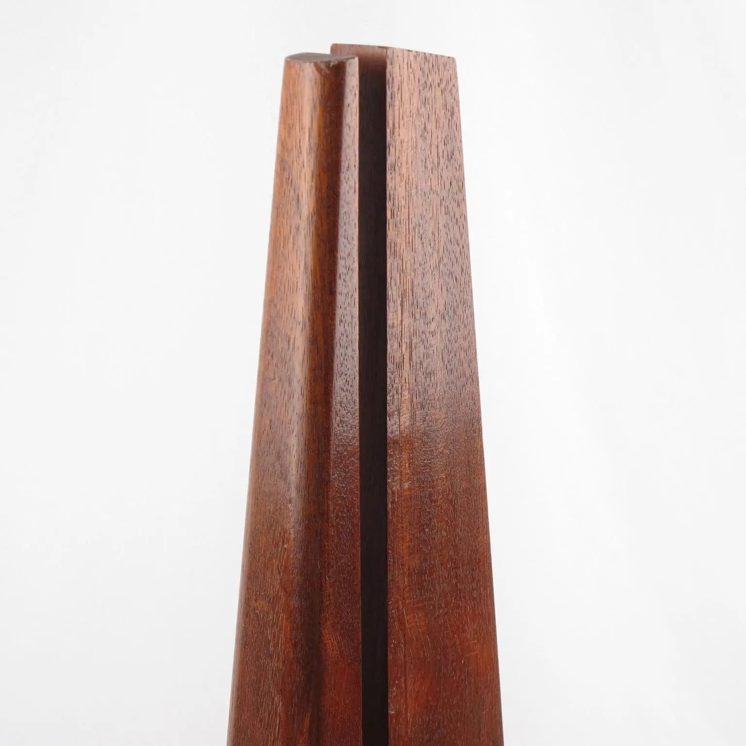Architektonische Holzornament-Skulptur-Essgabel im Angebot 2