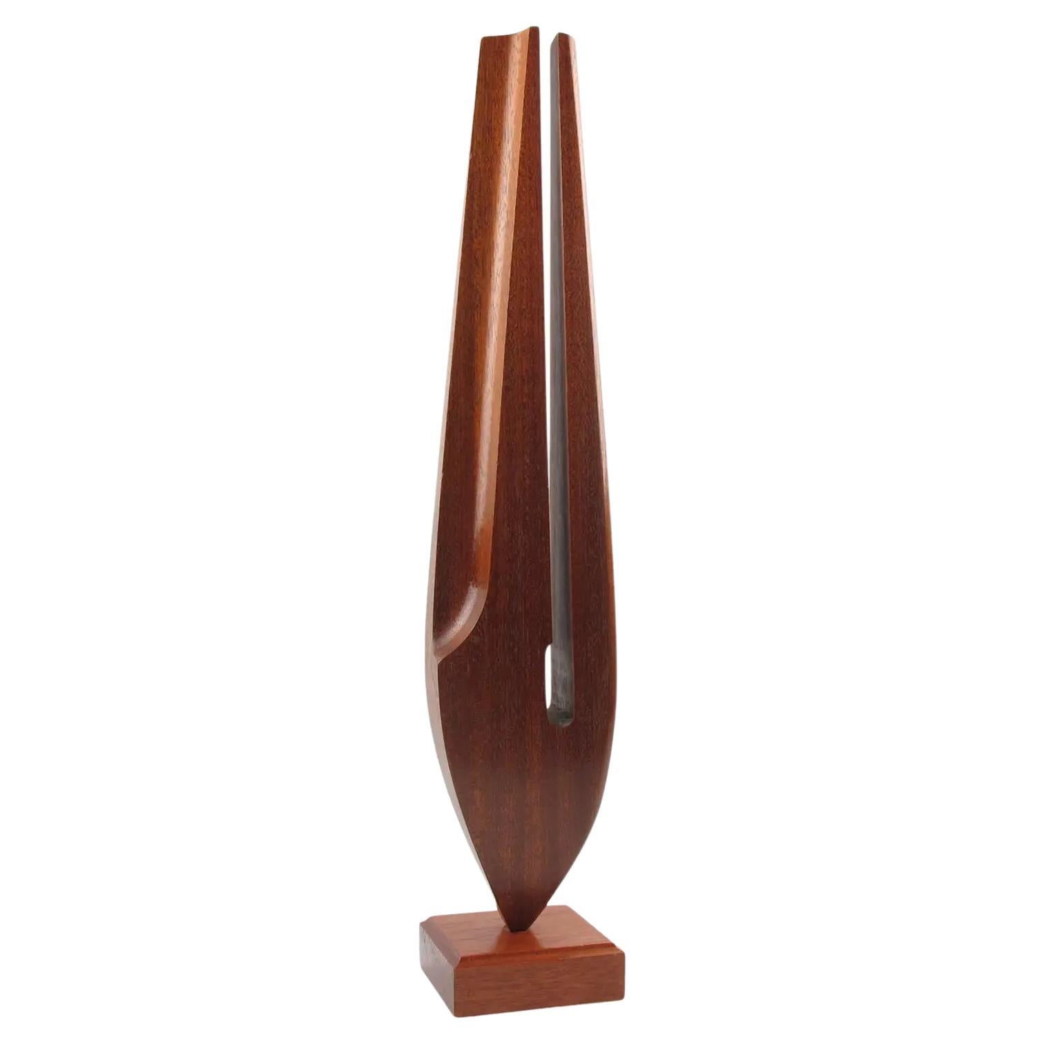 Architectural Wooden Ornament Sculpture Tuning Fork