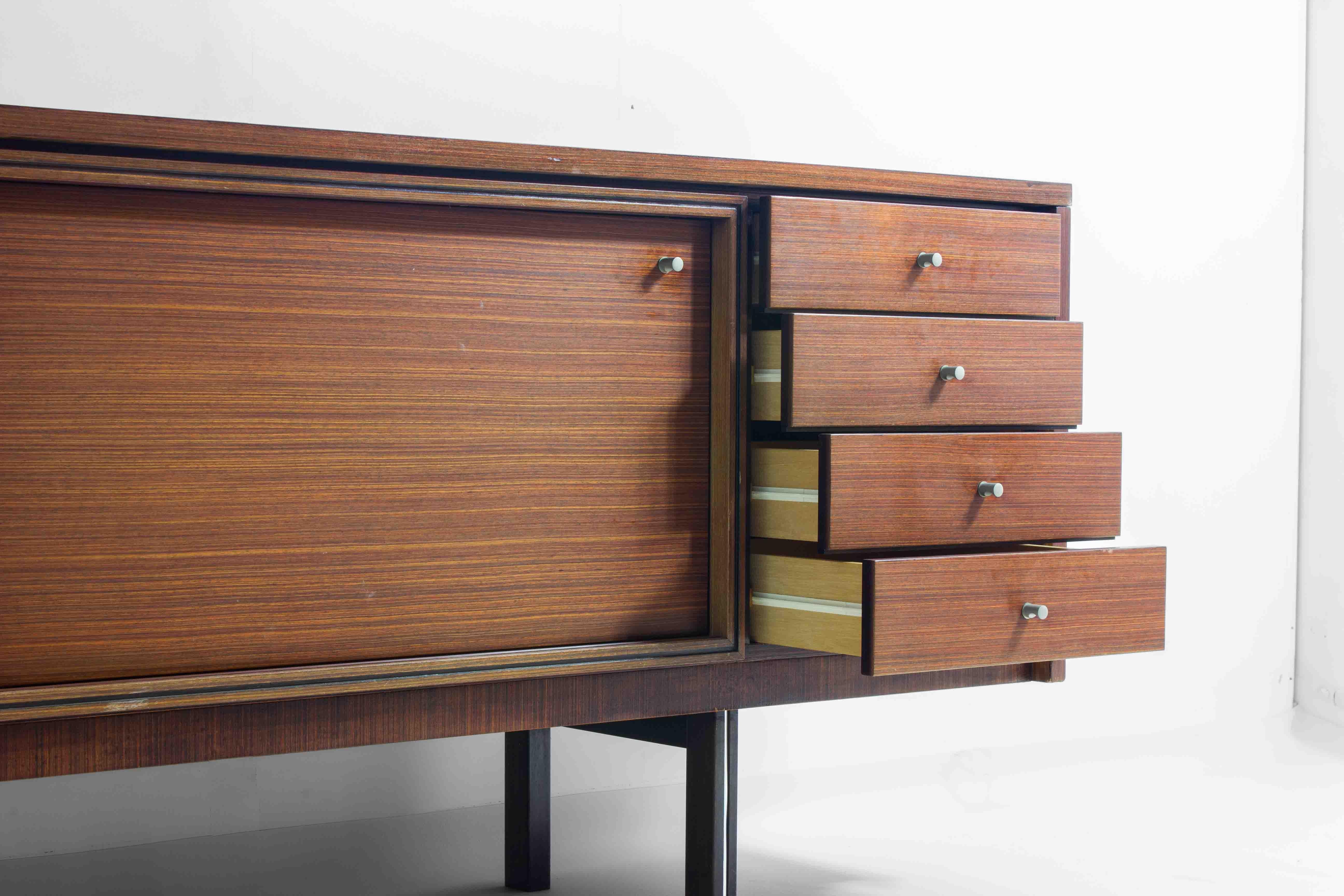 Architectural XL sideboard by Pieter de Bruyne for V-Form, Belgium 1960s For Sale 3