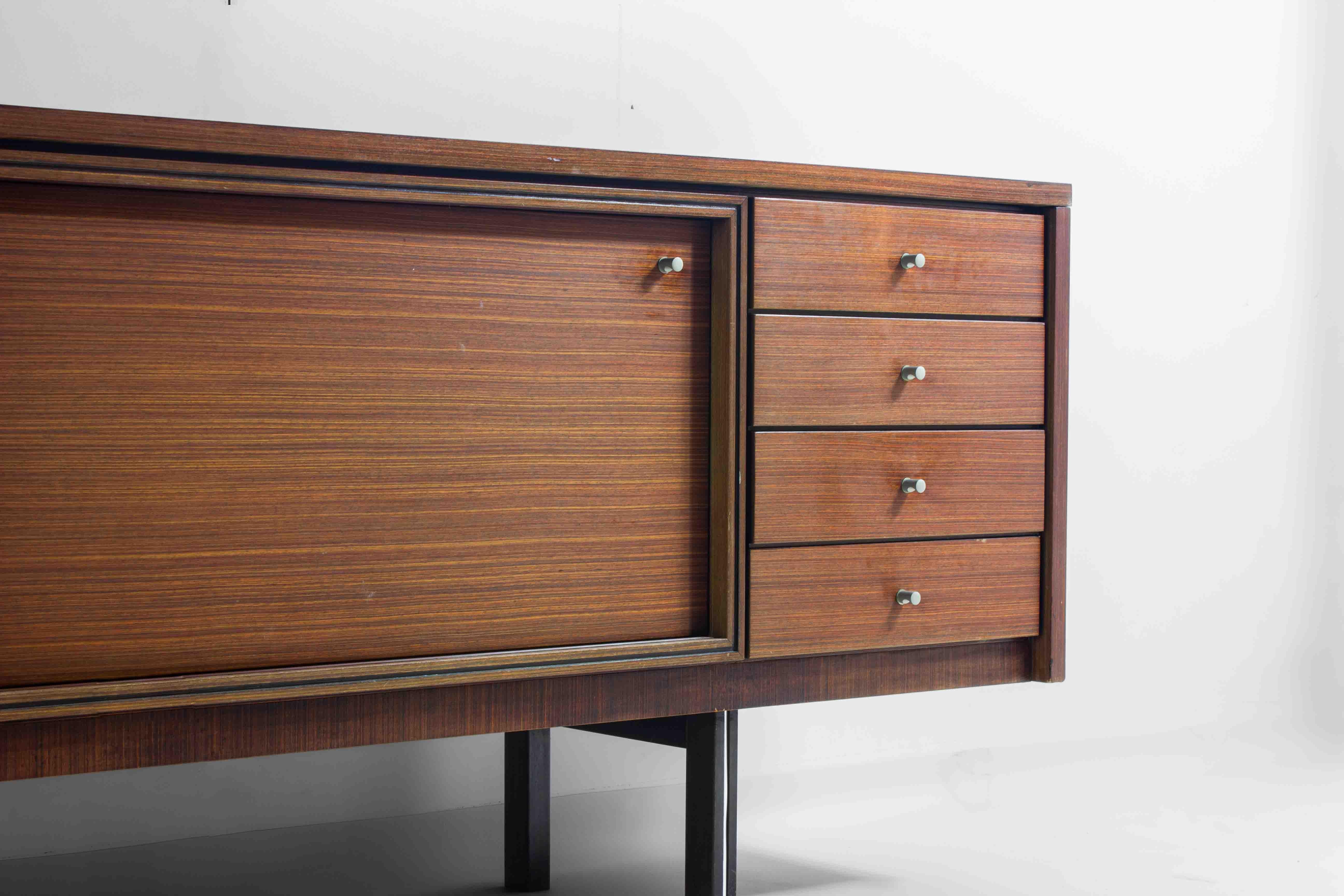 Architectural XL sideboard by Pieter de Bruyne for V-Form, Belgium 1960s For Sale 2