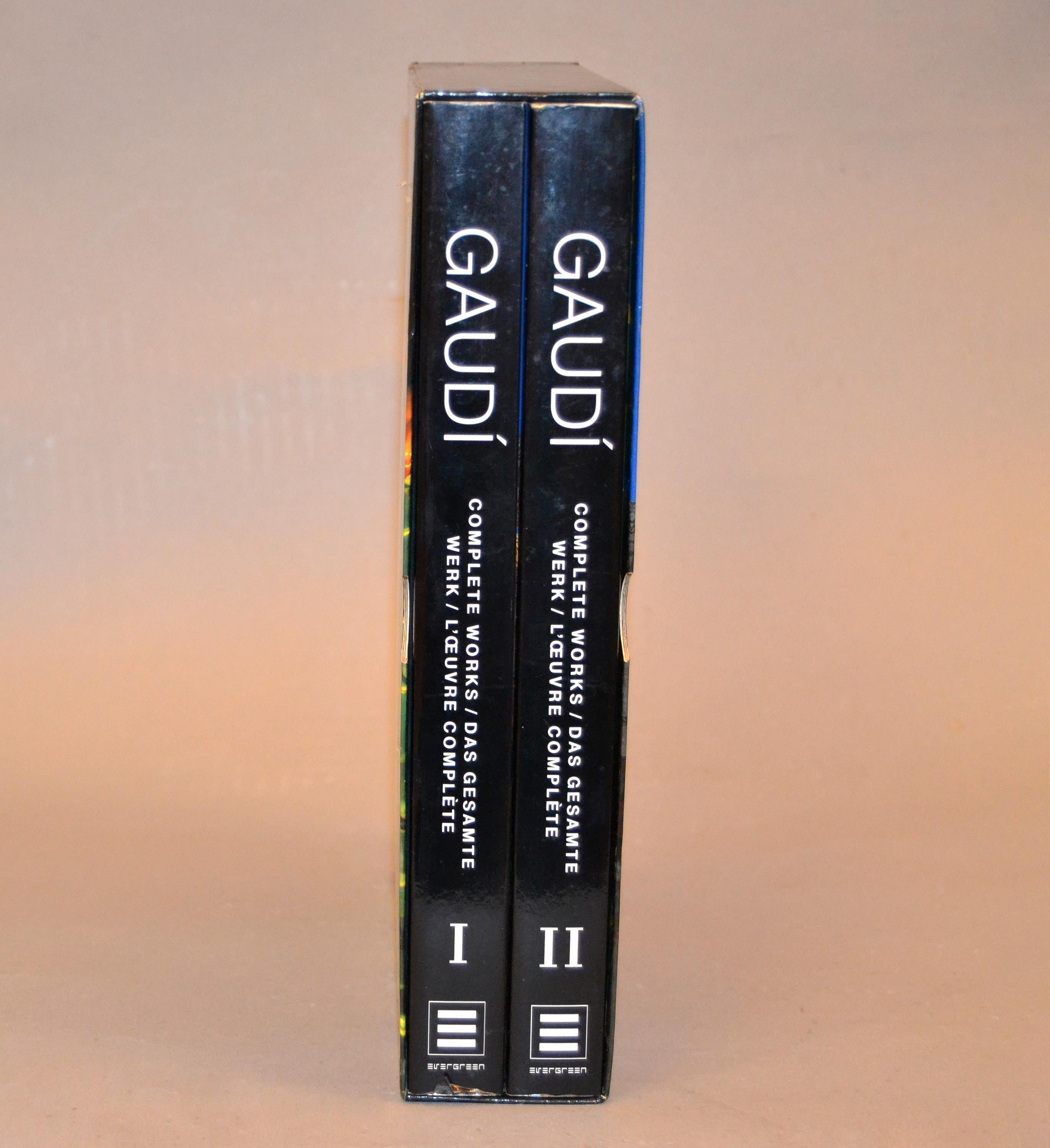 American Architecture Antoni Gaudi Book Collection I & II Complete Works Isabel Artigas