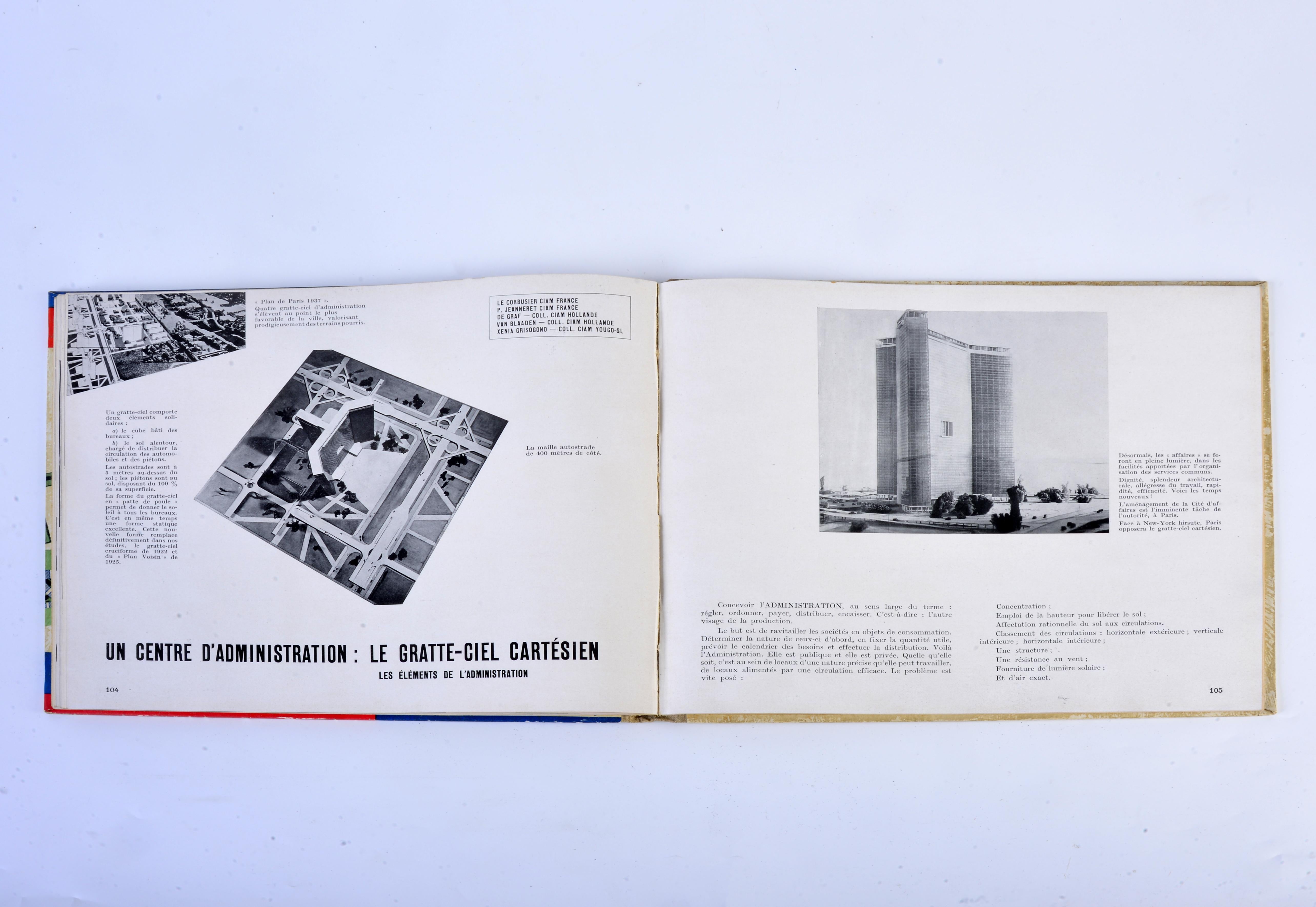 Architecture book by Le Corbusier published in France in 1938 For Sale 3