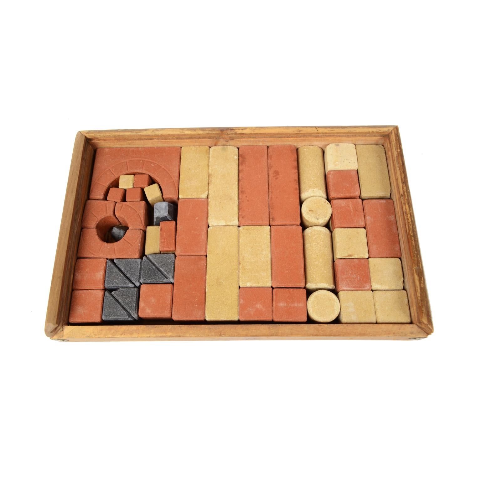 Late 19th Century Architecture Game Constructions Germany Dr. Richter Rudolstadt In Good Condition For Sale In Milan, IT