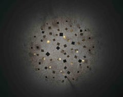 Scultura luminosa in ottone Architecture III di Eric de Dormael