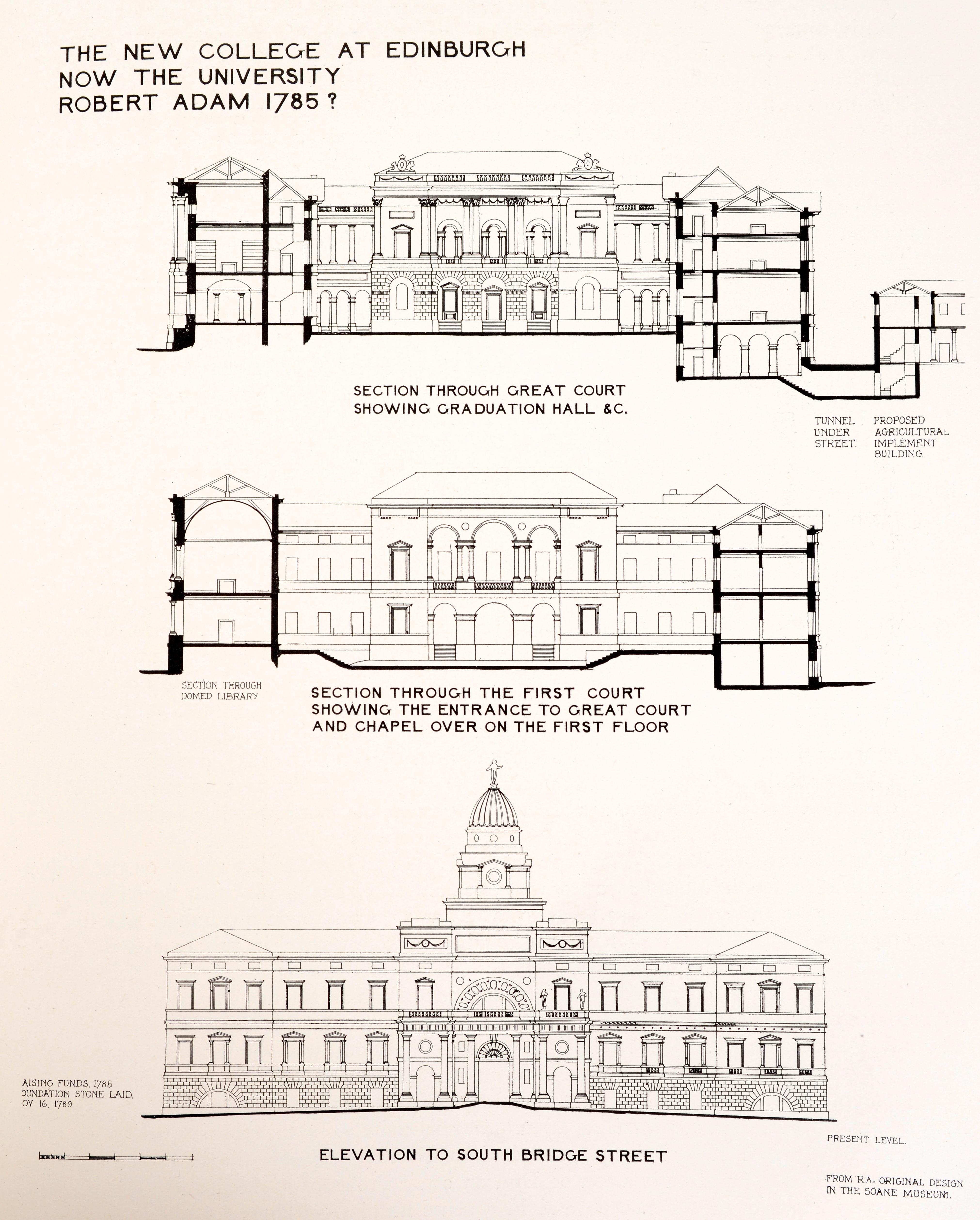 Architecture de Robert & James Adam (1758-1794) ; 2 volumes, 1ère édition, c1922 en vente 7