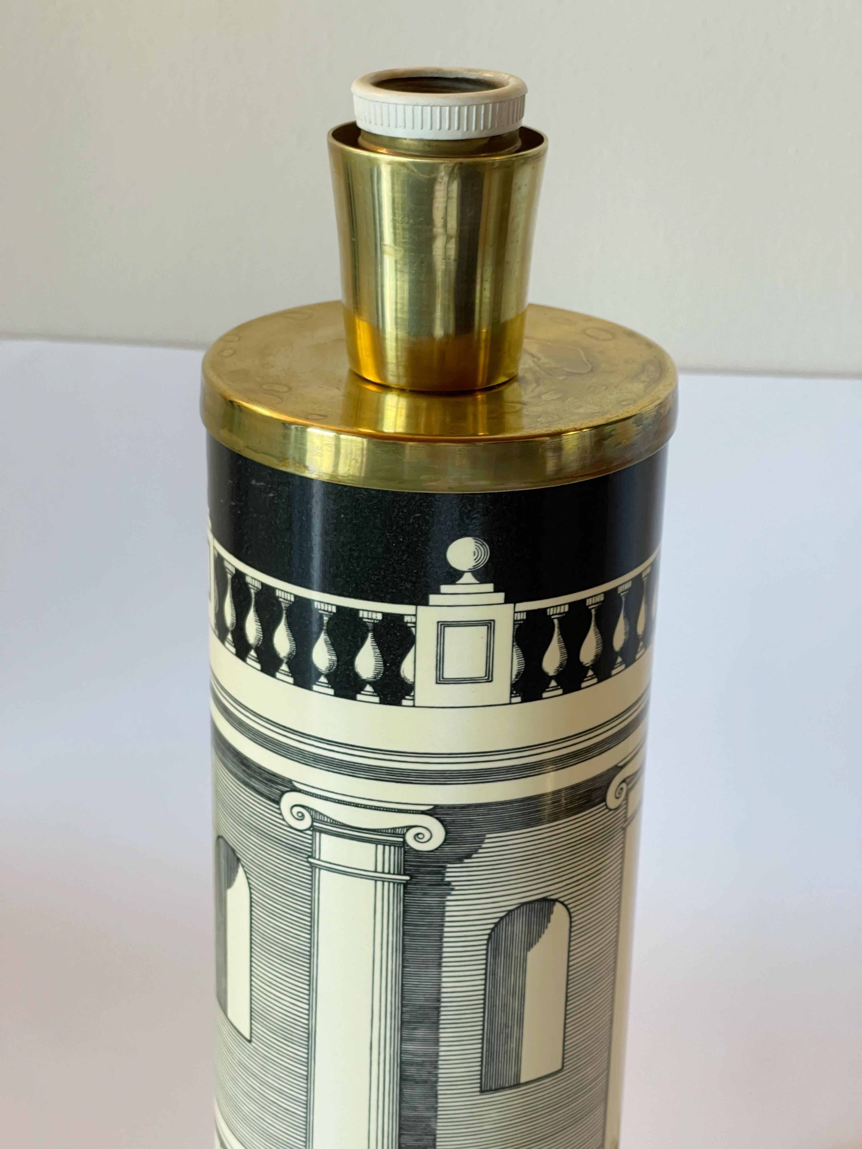 Italian FORNASETTI Architecture Table Lamp by Fornasetti For Sale