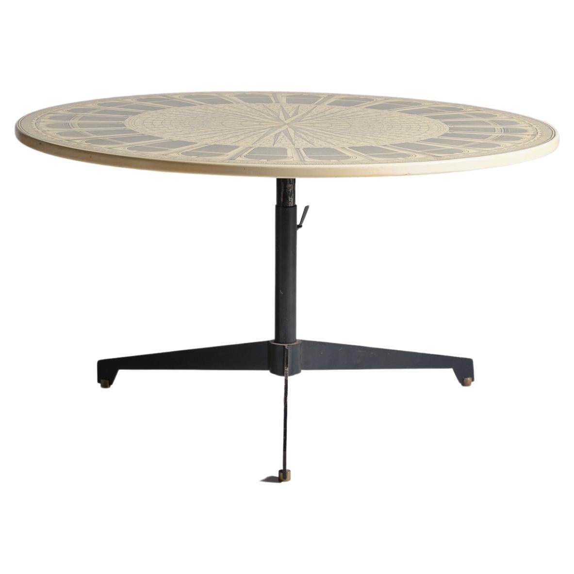 "Architettura" Table by Piero Fornasetti for Fornasetti Milano