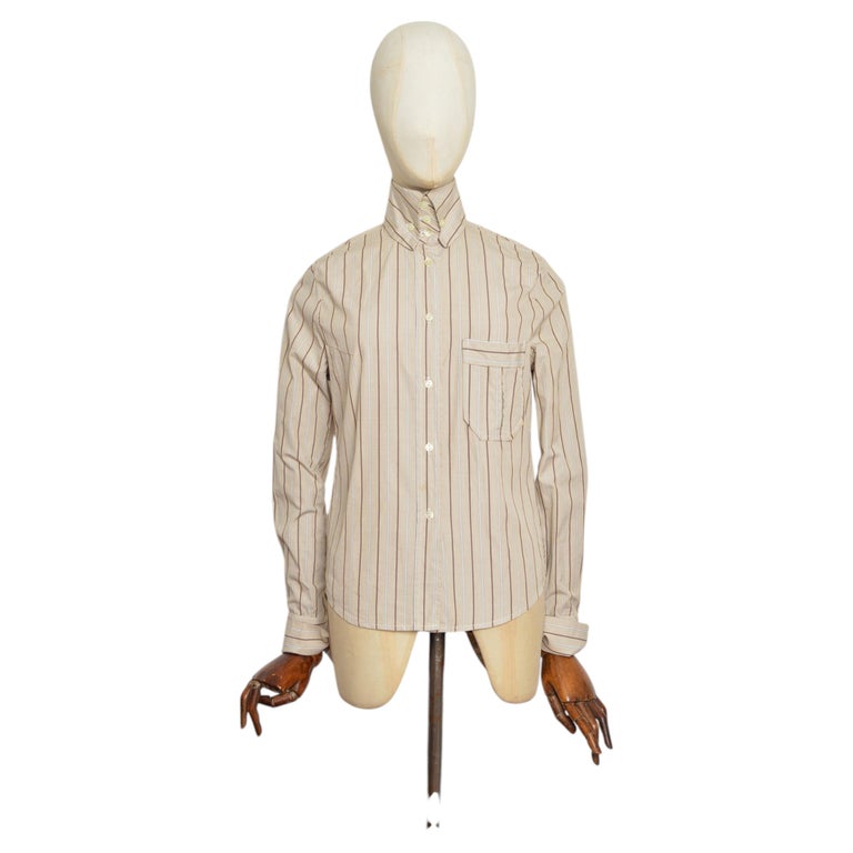 gold label dress shirts Roundtree Yorke Fitted Non-Iron Button Down Collar Solid Shirt, Mens, 18.0 x 36, Blue From Gold Label Roundtree Archival 1990's Vivienne Westwood Gold