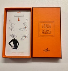 Hermès 2010s Cartes à Nouer Scarf Knotting Cards Set No. 6 in Box
