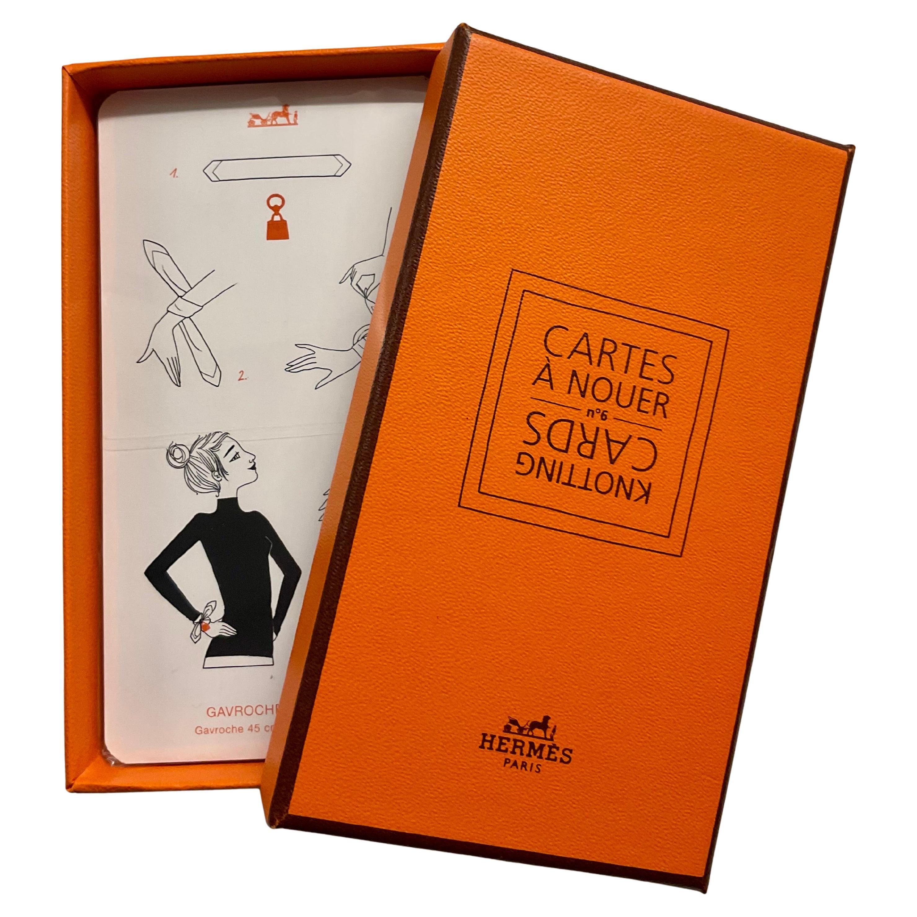 Carte da annodare d
archivio Hermès Paris Les Cartes à Nouer n. 6 in vendita