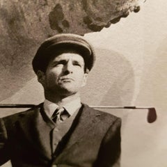 Archivdruck „Golfer im Baum“ von Rodney Smith