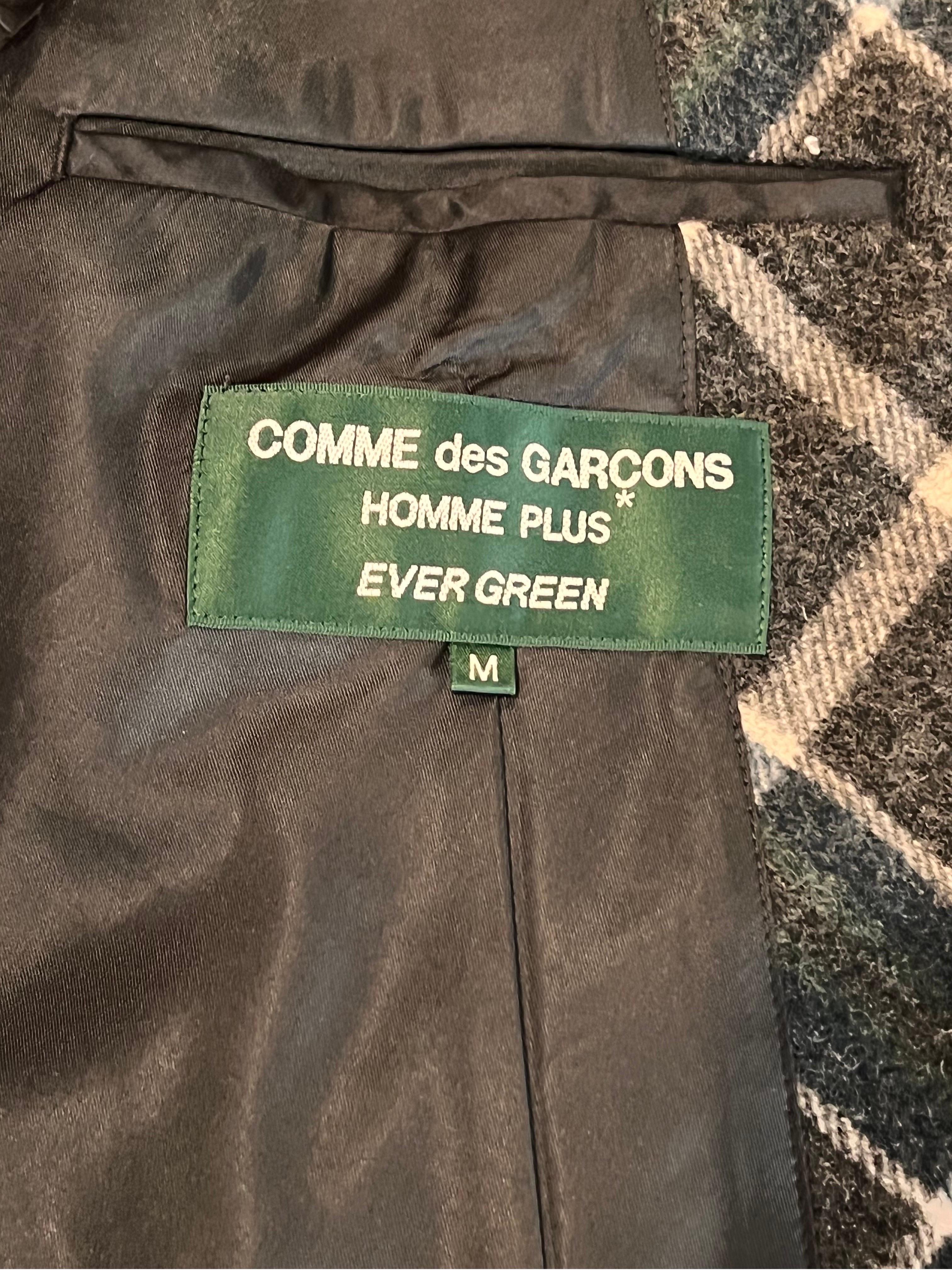 Archive 2006 Comme Des Garçons Homme Plus ‘Ever Green’ wool check jacket 1