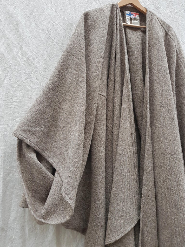 Gray   Archive ISSEY MIYAKE 1970 Coccon coat For Sale