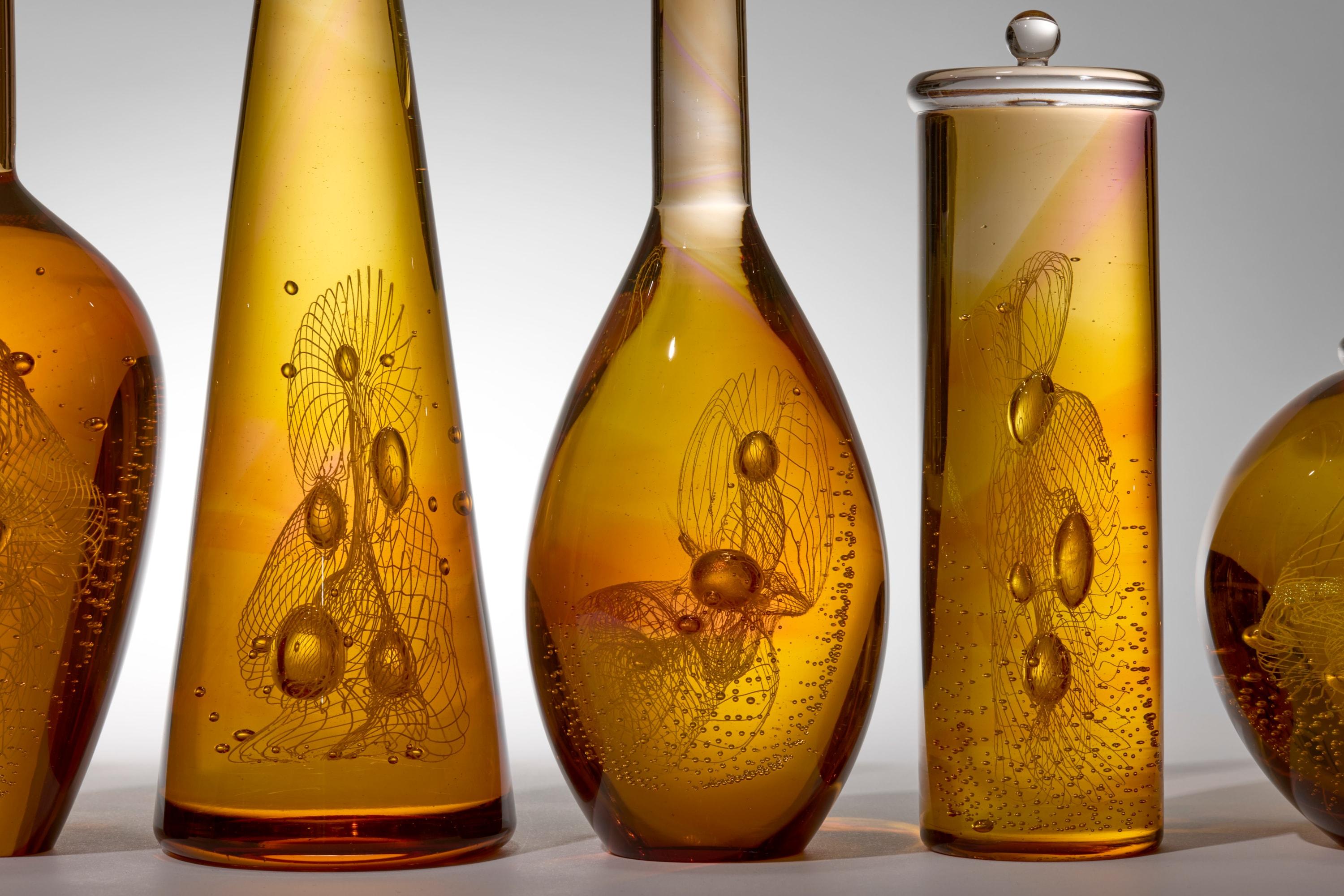 Archive of Materials of Unknown Origin, an amber glass artwork by Louis Thompson In condizioni Nuovo in vendita a London, GB