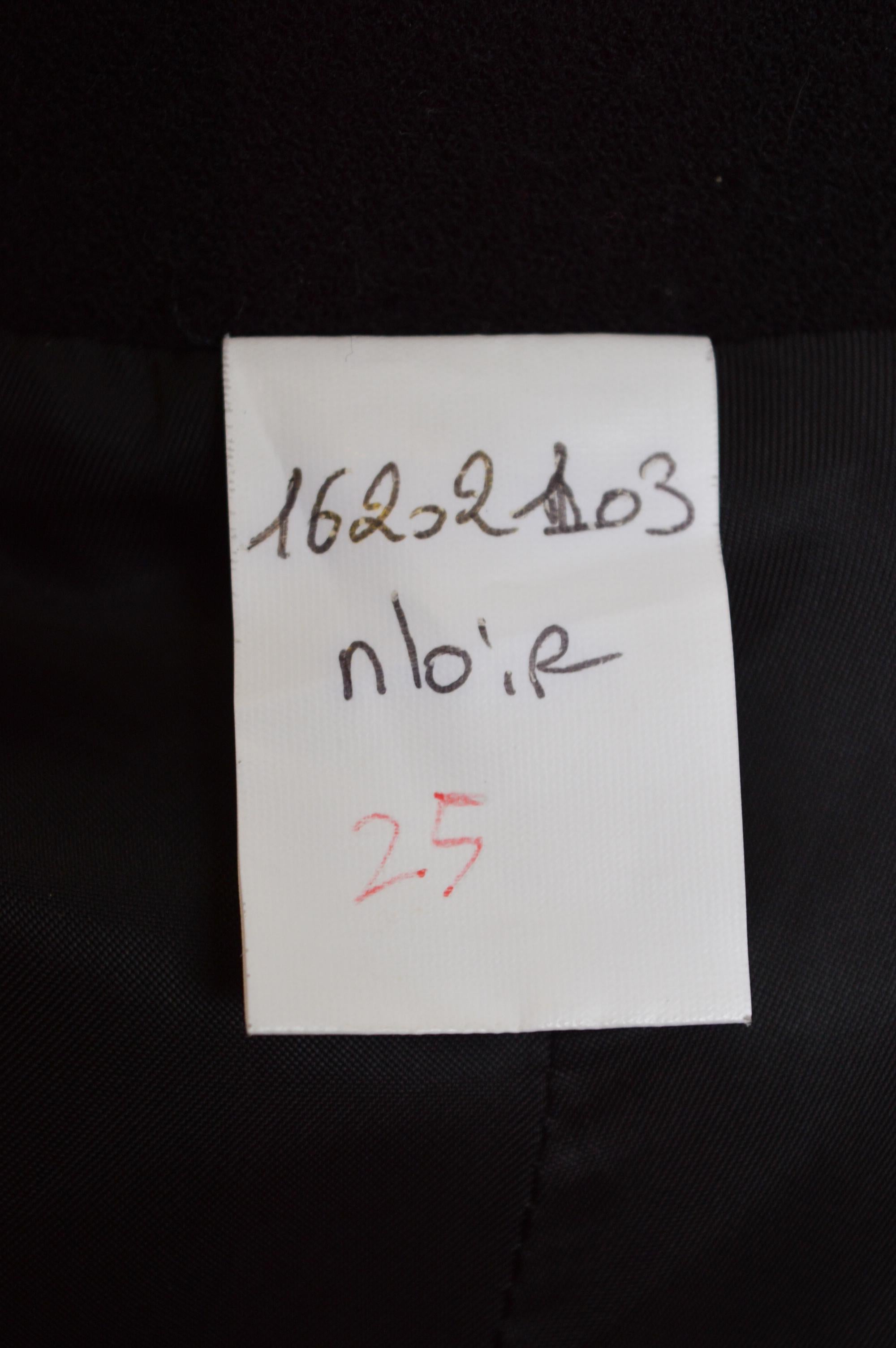 Archive SONIA RYKIEL Runway Sample Black Double breast Blazer Cut Out Jacket For Sale 10