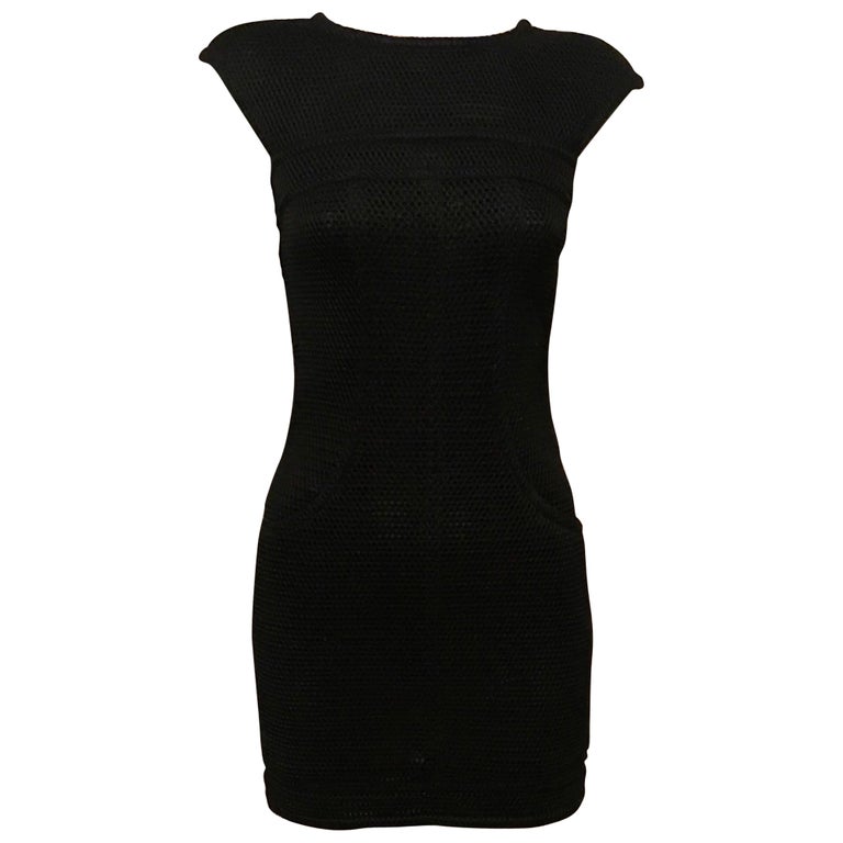 Archive Y2K Chanel mesh mini dress with silk lining For Sale at 1stDibs | chanel mesh dress Archive Y2K Chanel mesh mini dress with silk lining For Sale at 1stDibs | chanel mesh dress
