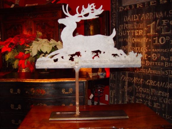 Running Stag Weathervane