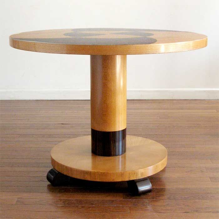 Art Deco Beautiful Swedish art deco table by Otto Schulz for Boet 1936