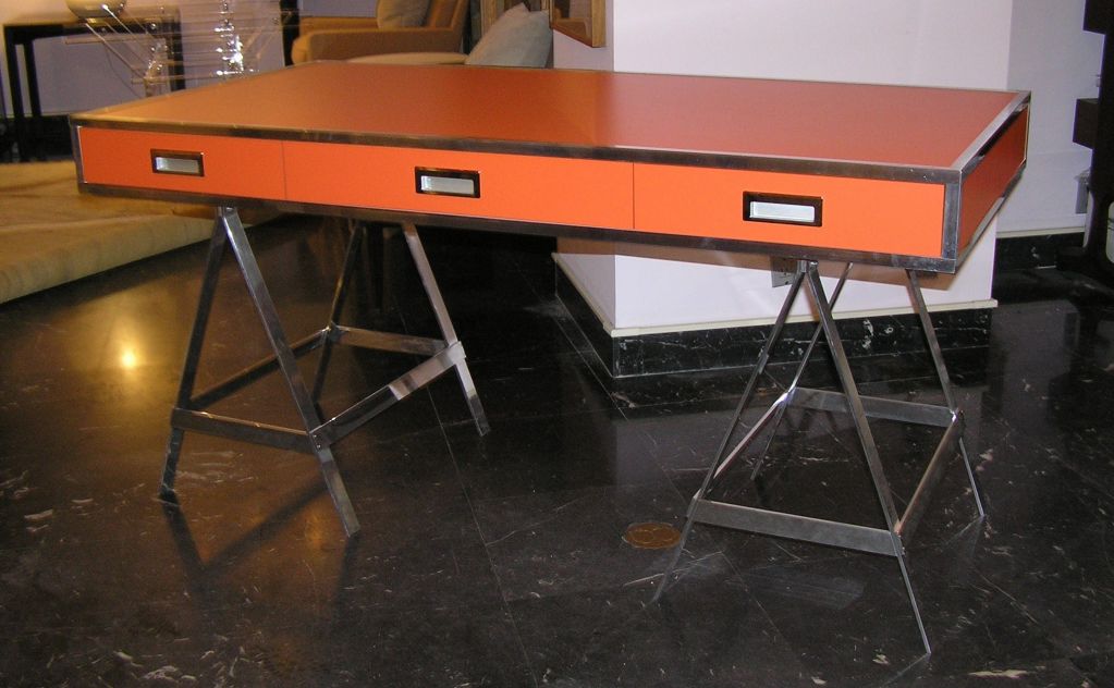 Contemporary Albrizzi Trestle Desk