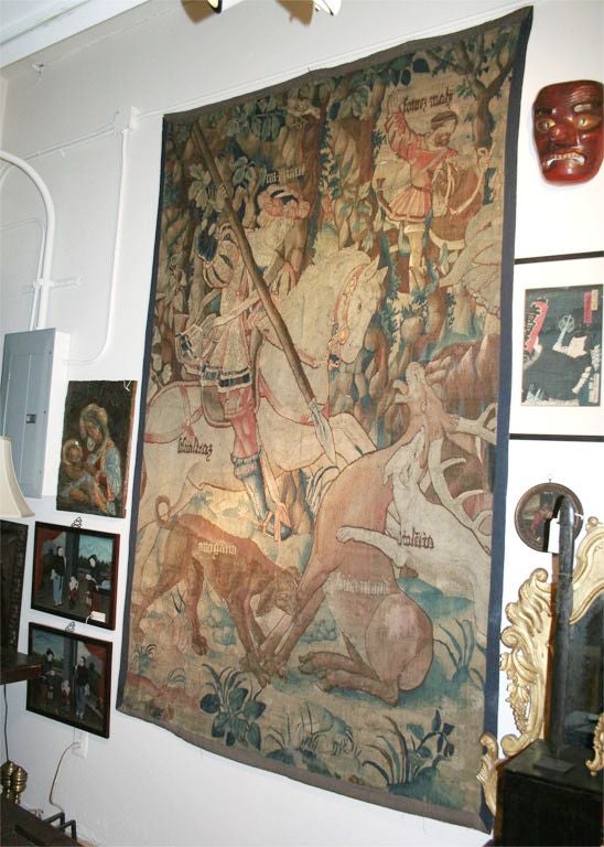 Gothic Tapestry -Tournai Circa 1500