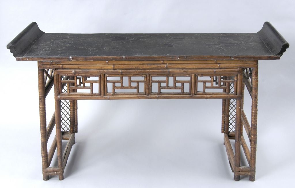 20th Century Chinese Bamboo Altar Table