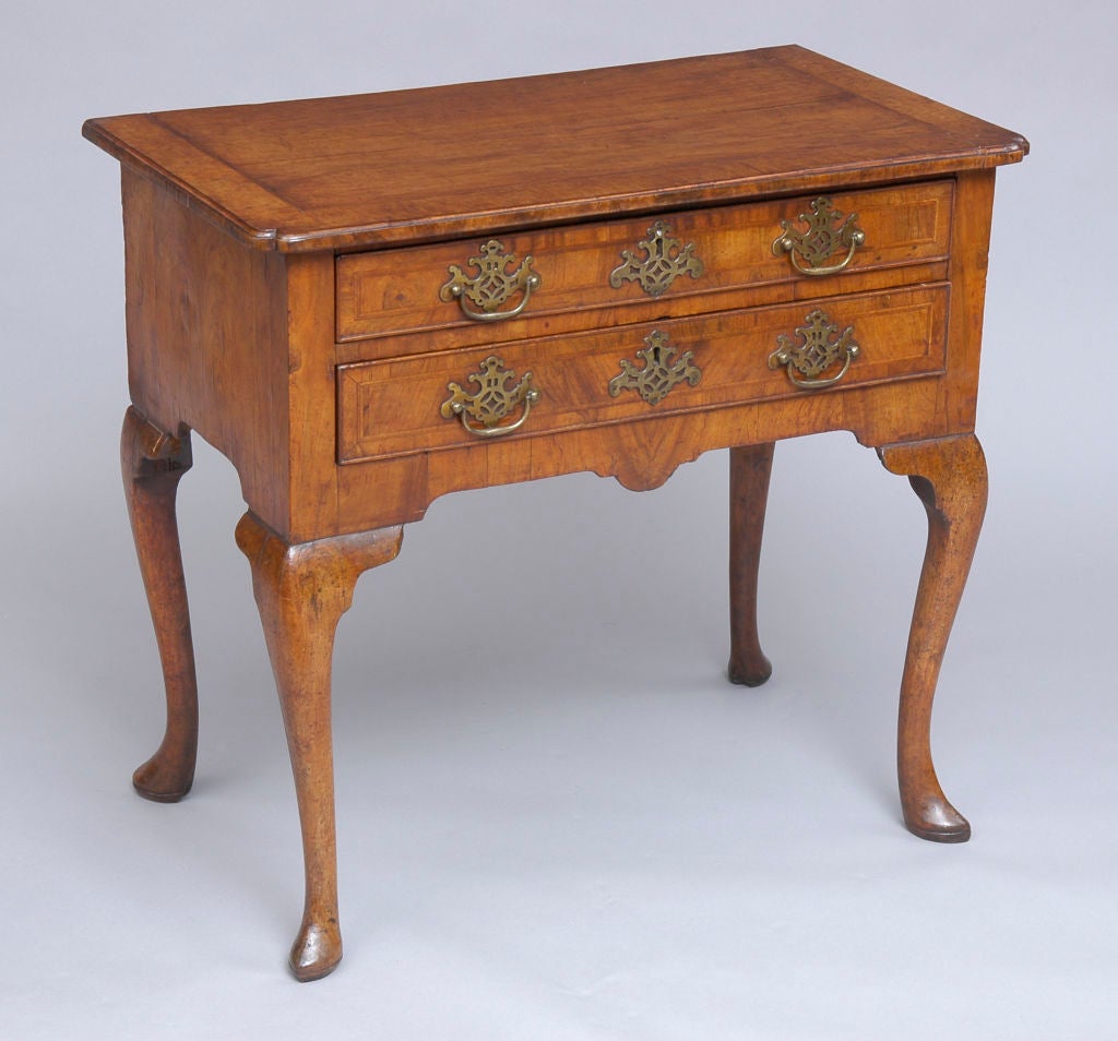 English George II Period Walnut Lowboy