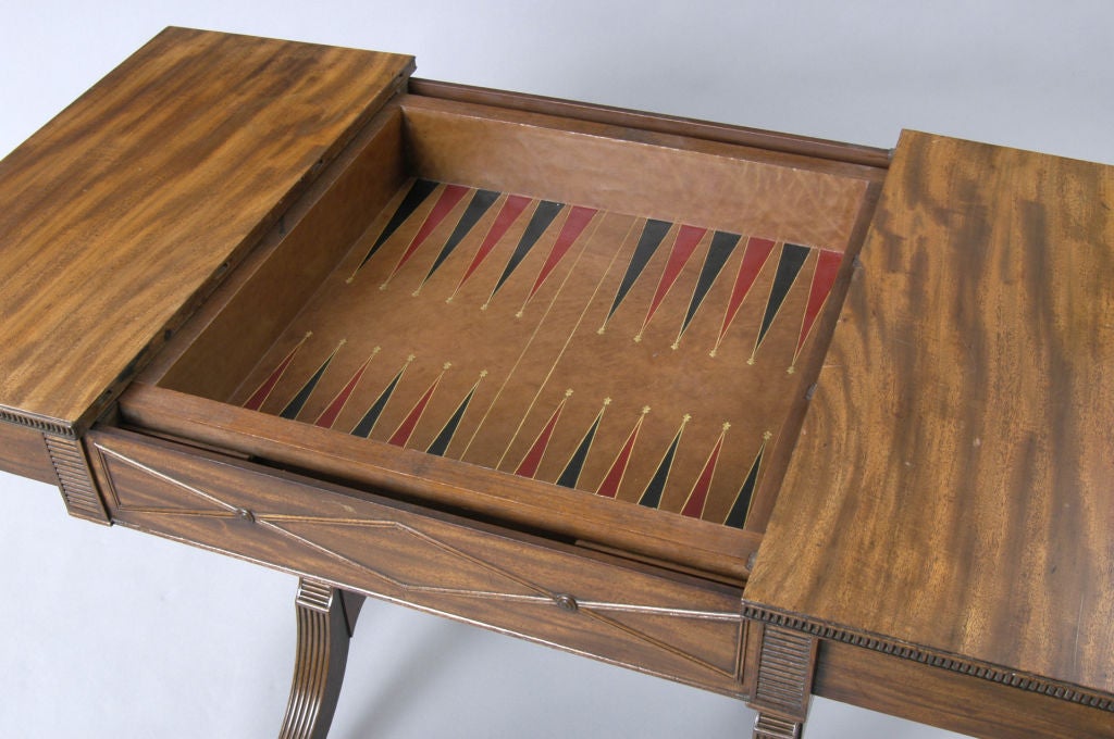 English Regency Sofa Games Table For Sale 2