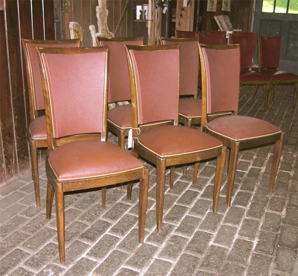 Set of Six French Dining Chairs
