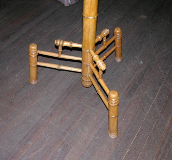 Faux Bamboo Hat Tree In Excellent Condition In Stamford, CT