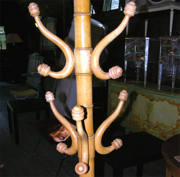 19th Century Faux Bamboo Hat Tree