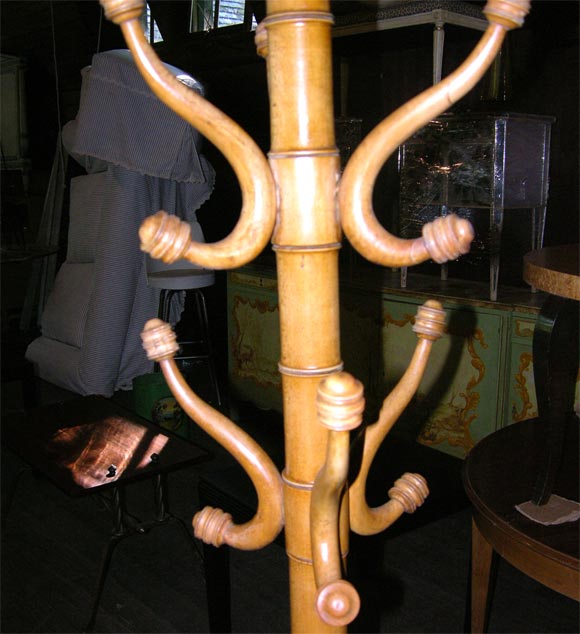Faux Bamboo Hat Tree 1