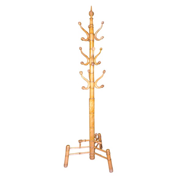 Faux Bamboo Hat Tree