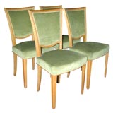Set of Four French 40
s Chairs