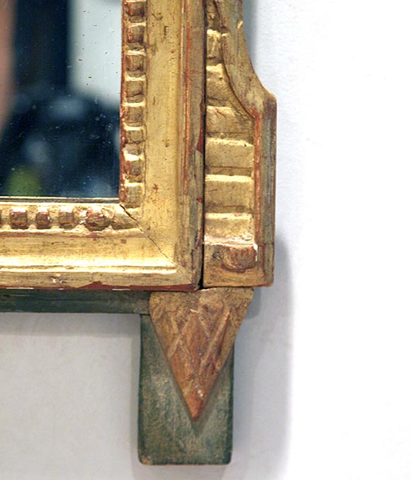 Louis XVI Gilt Marriage Mirror