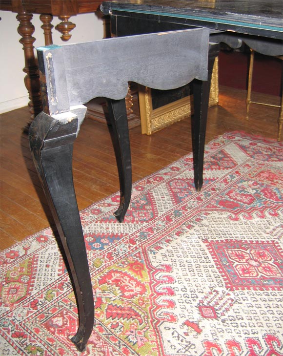 19th Century Lacquered Game Table For Sale