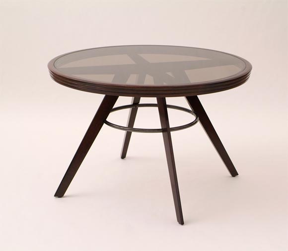 This table was designed for the living room of Jack Warner