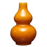 Beautiful Orange Glazed Gord Jar