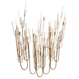 C.Jere Patinated Bronze Candelabra/Sculpture