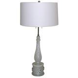 A Murano Glass Column Table Lamp by Barovier.