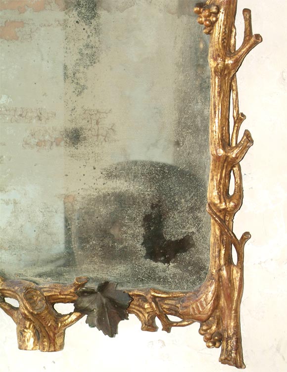  Console and Mirror Early 19th Century Italian In Excellent Condition In San Francisco, CA