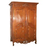 18th century French Provence walnut armoire